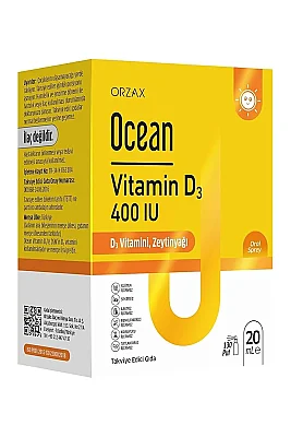 Ocean Vitamin D3 400 IU Sprey 20ml - Ocean