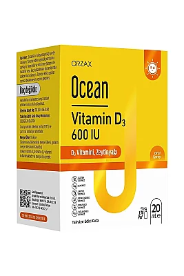 Ocean Vitamin D3 600 IU Sprey 20ml - Ocean
