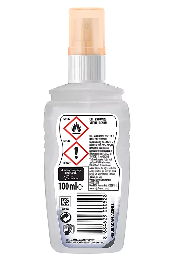 OFF Sinekkovar Pro Care Vücut Losyon 100 ml - 2