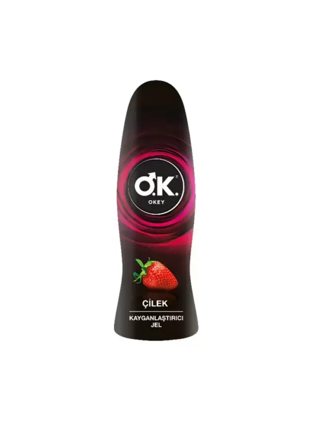 Okey Çilek Aromalı Kayganlaştırıcı Jel 50 ml - 1