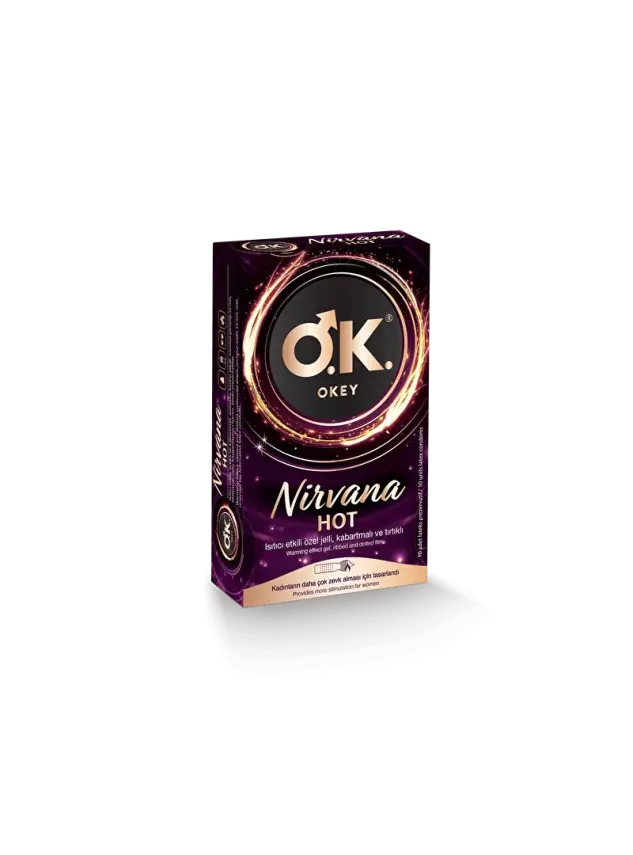 Okey Nirvana Hot Prezervatif 10 Adet - 2