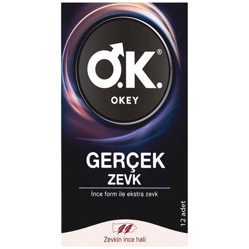 Okey Prezervatif Gerçek Zevk 12li - 1
