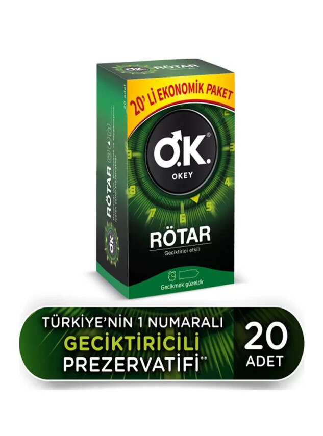 Okey Rötar 20 Adet - Okey