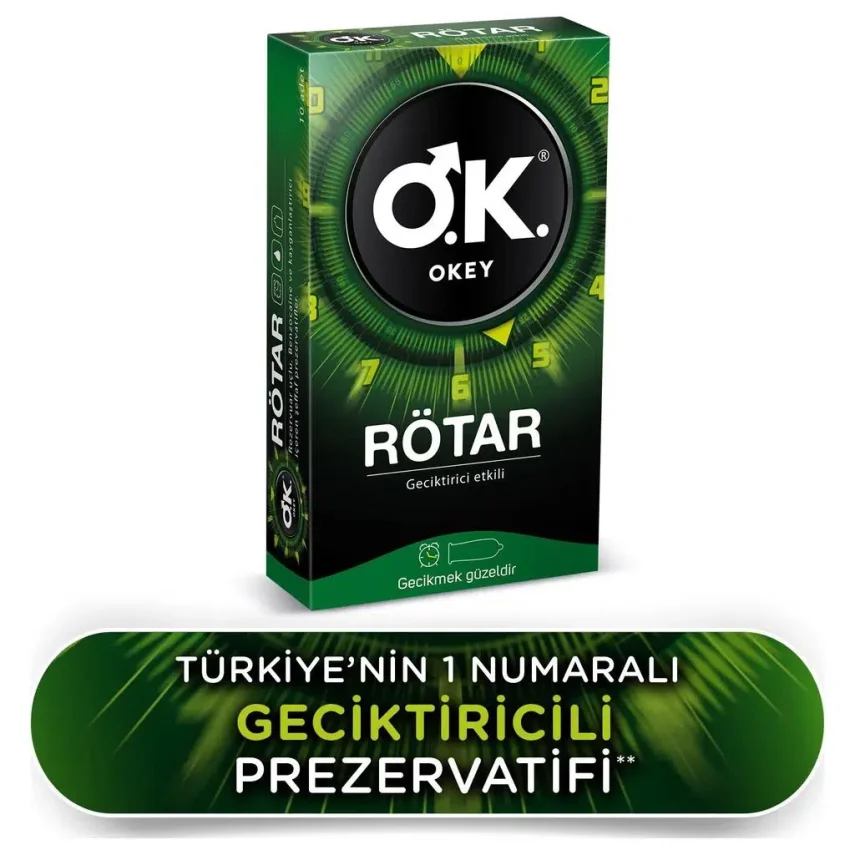 OUTLET - Okey Rotar Prezervatif 10 lu Paket - 1