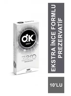 OUTLET-Okey Zero Ekstra İnce Formlu Prezervatif 10'lu - Okey