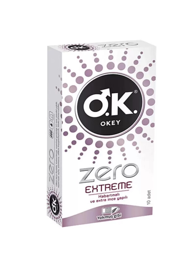 Okey Zero Extreme Prezervatif 10 Adet - Okey