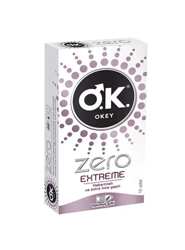Okey Zero Extreme Prezervatif 10 Adet - 1