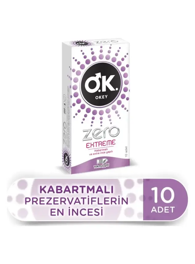 Okey Zero Extreme Prezervatif 10 Adet - 2