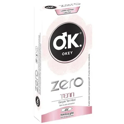 Okey Zero Tenn Prezervatif 8 Adet - Okey