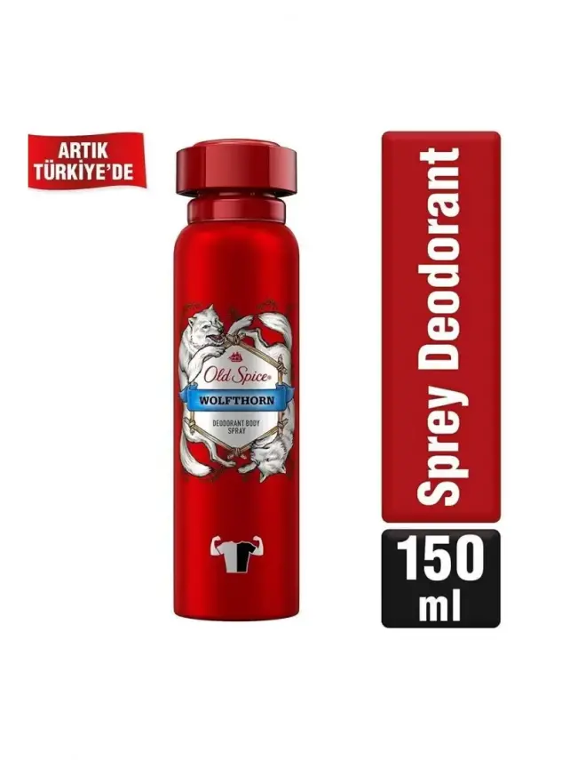 Old Spice Wolfthorn Erkekler Için Sprey Vücut Deodorant 150 ml - 1
