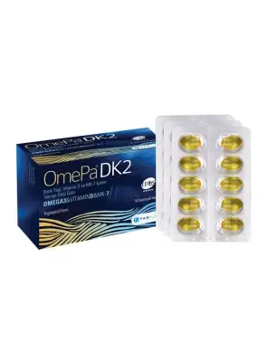 Omepa DK2 Omega 3 & Vitamin D & MENAQ7 50 Yumuşak Kapsül - Tabilaç