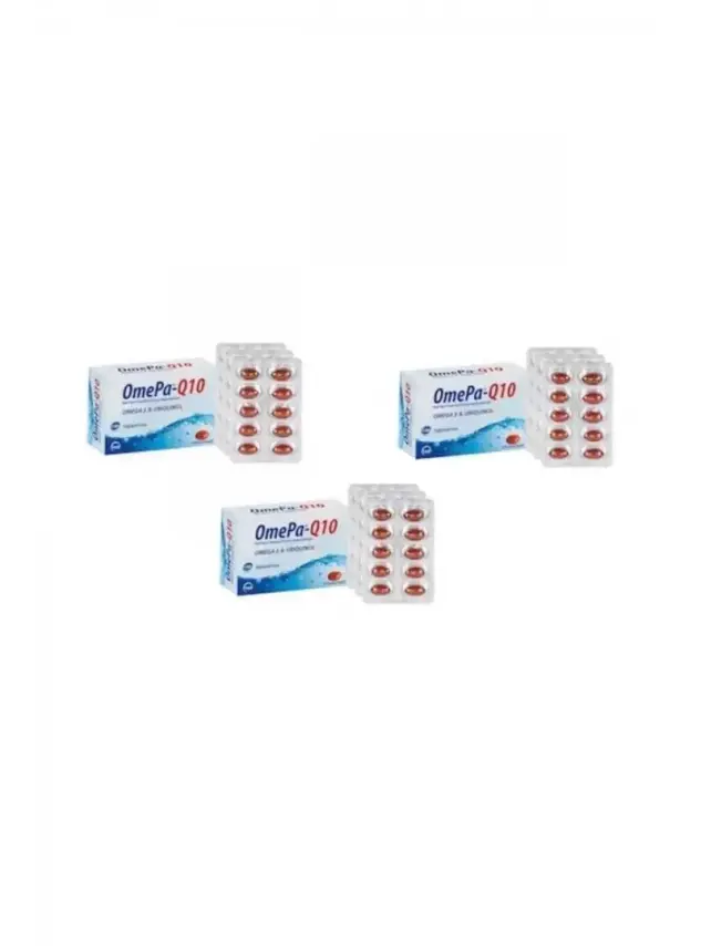 Omepa-Q10 Omega3 Ubiquinol 30 Kapsül 3 lü paket - 2