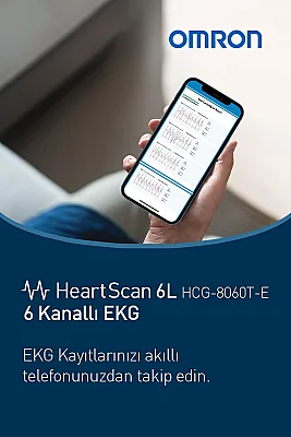 Omron HeartScan 6L - 6 Kanallı EKG Ölçüm - 5