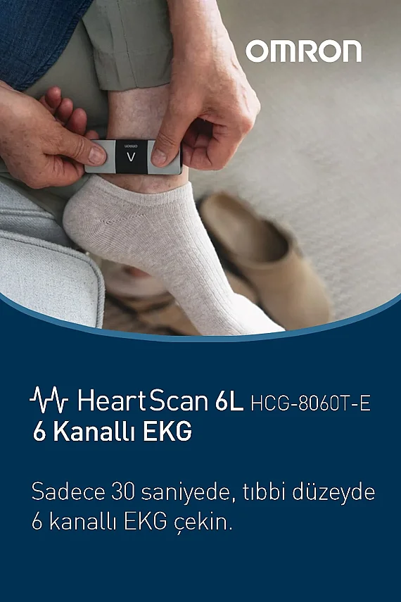 Omron HeartScan 6L - 6 Kanallı EKG Ölçüm - 4