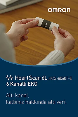 Omron HeartScan 6L - 6 Kanallı EKG Ölçüm - 3