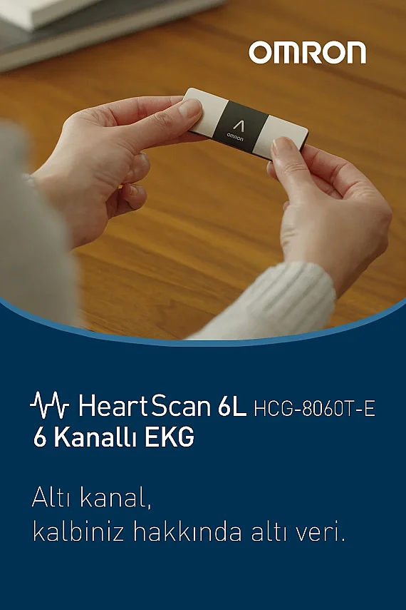 Omron HeartScan 6L - 6 Kanallı EKG Ölçüm - 3