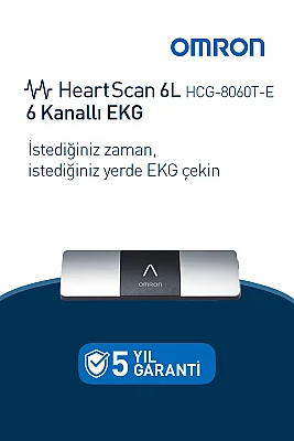 Omron HeartScan 6L - 6 Kanallı EKG Ölçüm - Omron