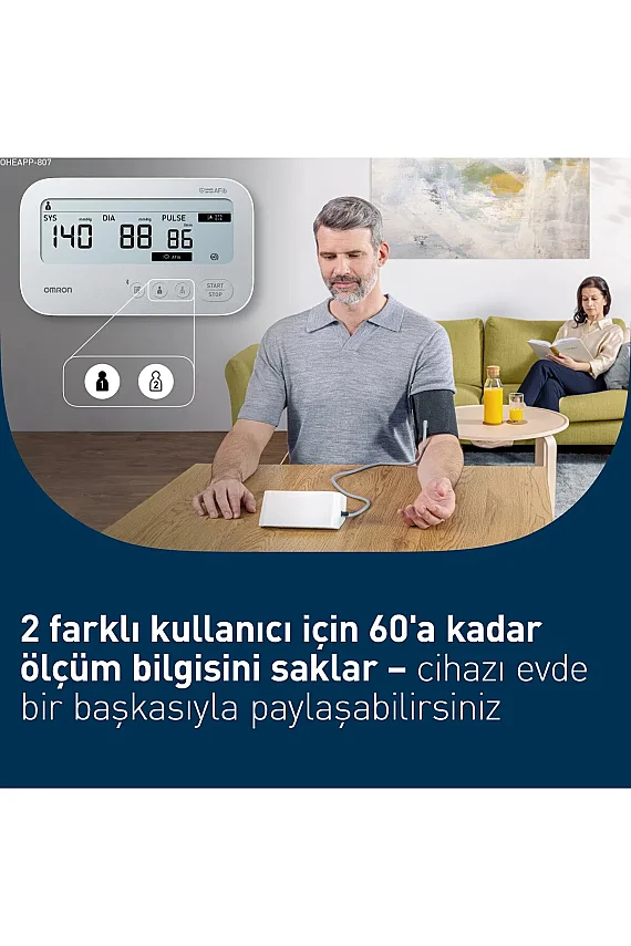 Omron M3 Comfort Afib HEM-7196-FLE Koldan Dijital Tansiyon Aleti - 1