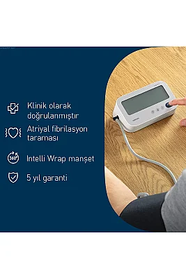 Omron M3 Comfort Afib HEM-7196-FLE Koldan Dijital Tansiyon Aleti - 4