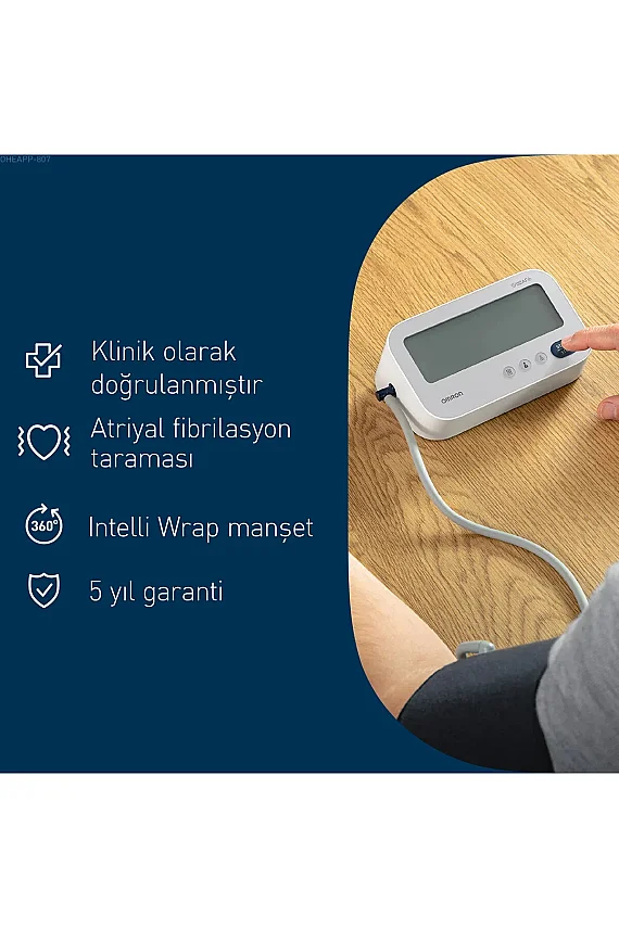 Omron M3 Comfort Afib HEM-7196-FLE Koldan Dijital Tansiyon Aleti - 4