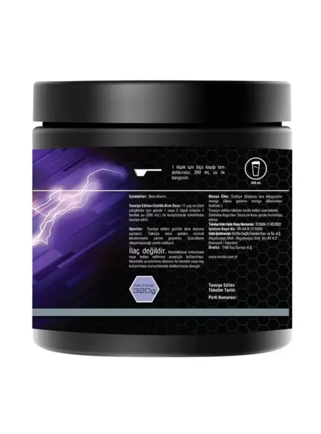 OnVita Beta Alanine Aminoasit 320gr - 2