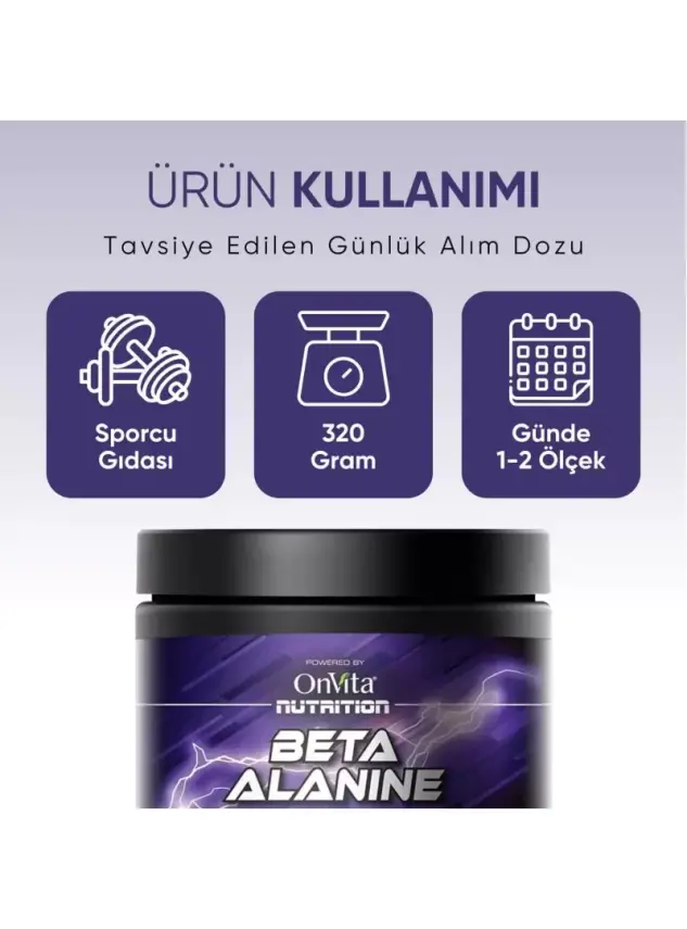 OnVita Beta Alanine Aminoasit 320gr - 3