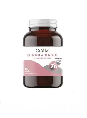 OnVita Çinko ve Bakır 60 Kapsül - OnVita