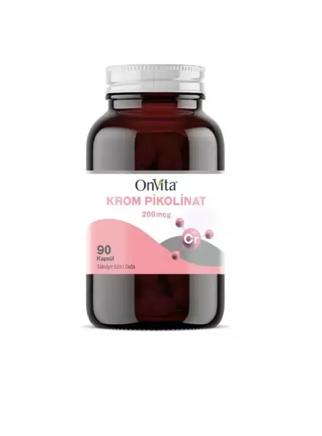 Outlet - OnVita Krom Pikolinat 200mcg 90 Kapsül - 1