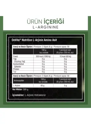 OnVita L-Arginine 5000Mg 300gr - 3