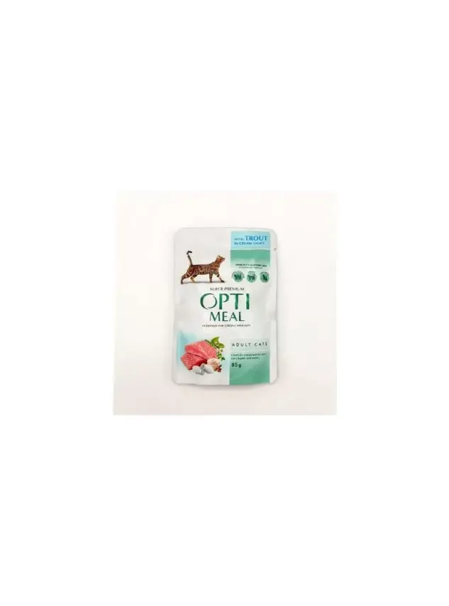 Optimeal Alabalıklı Krema Soslu Yaş Ked.Mam.85G - 1