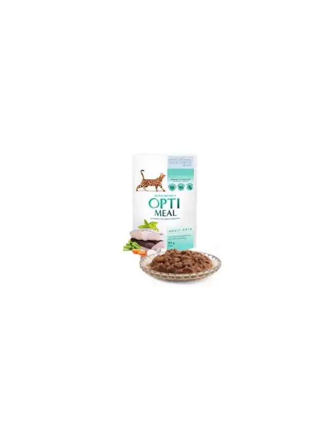 Optimeal Morina Balıklı Sebzeli Jöleli Yaş Ked.Mam.85G - 1