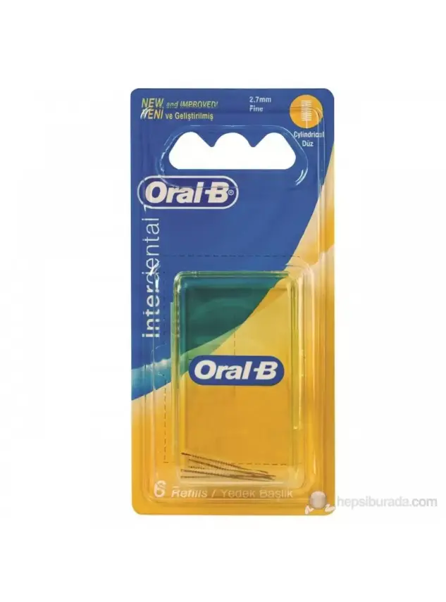 Oral-B Arayüz Fırça Başı Yedeği - Düz - 1