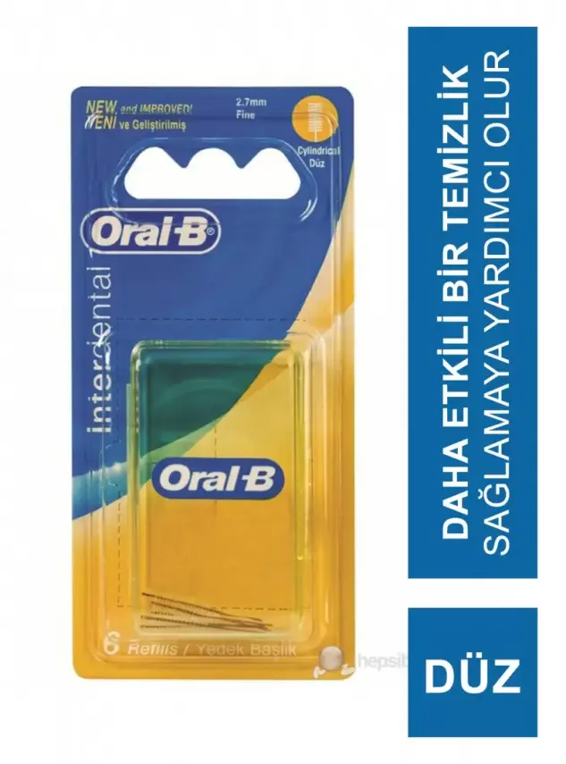 Oral-B Arayüz Fırça Başı Yedeği - Düz - 2