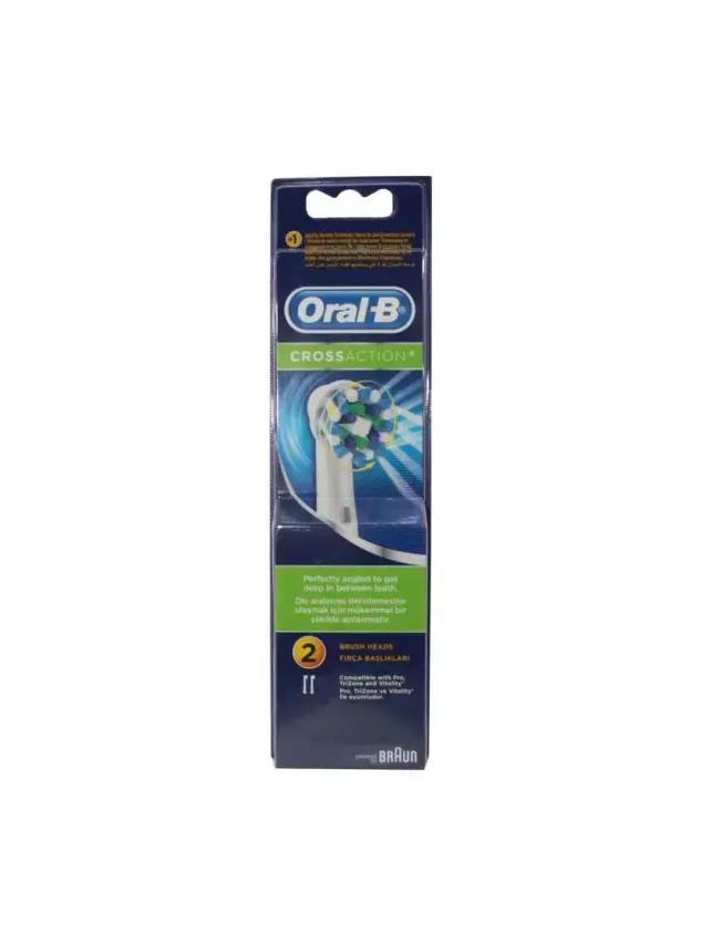 Oral-B Cross Action Diş Fırçası Yedek Başlığı 2 Adet - 1