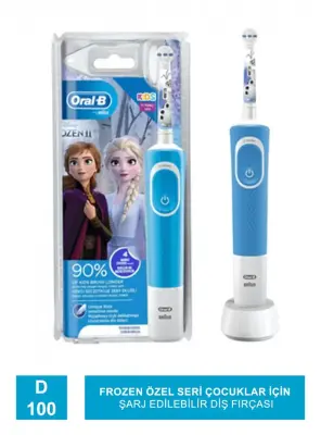 Oral-B D100 Frozen Özel Seri Çocuklar İçin Şarj Edilebilir Diş Fırçası - 2