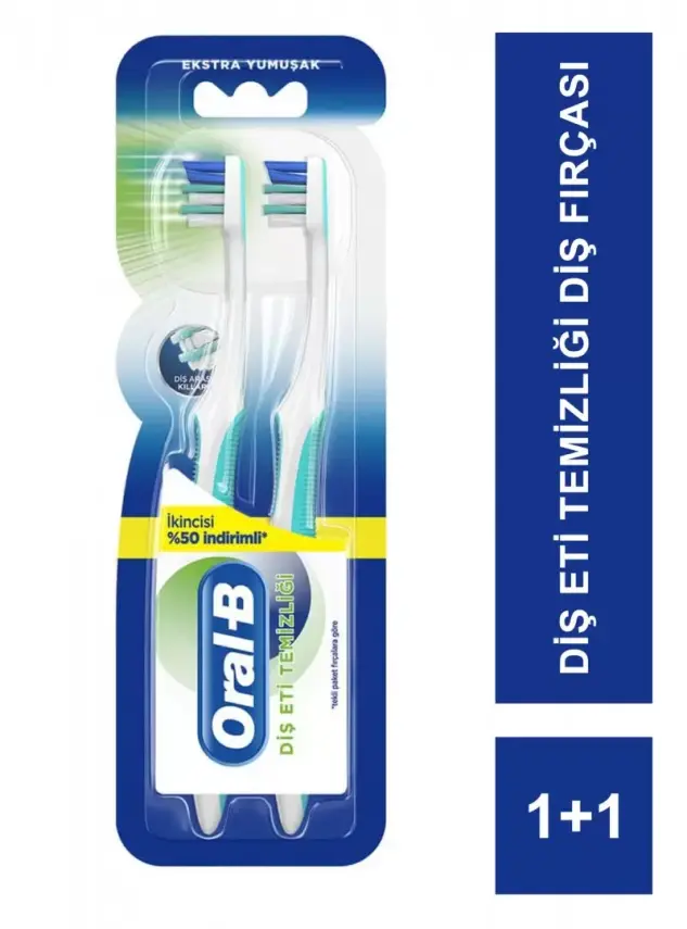 Oral-B Diş Eti Temizliği Diş Fırçası 1+1 - 2