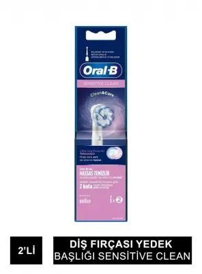 Oral-B Diş Fırçası Yedek Başlığı Sensitive Clean 2'li - 1