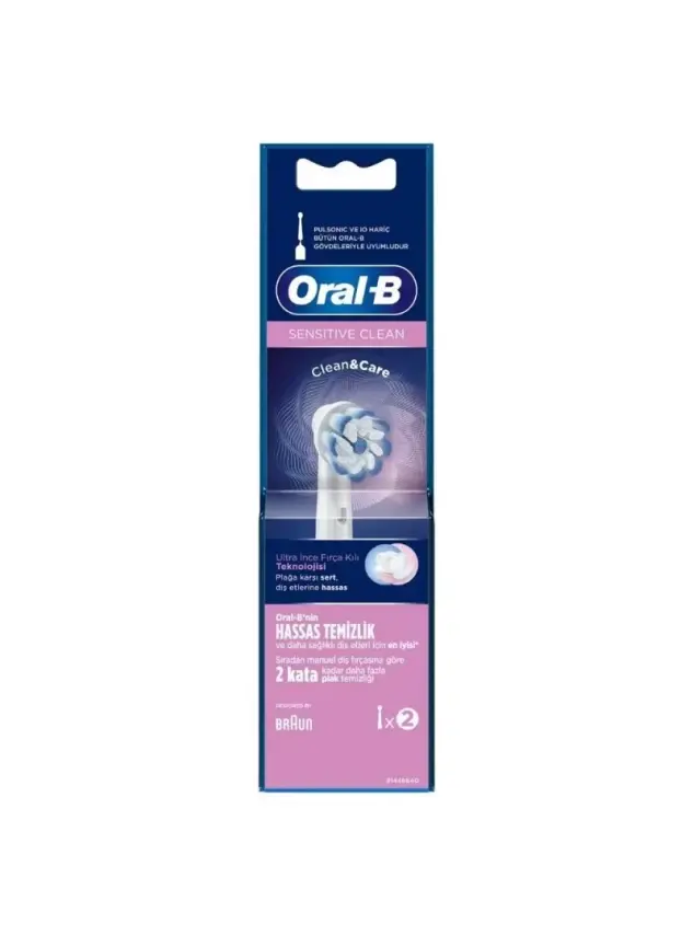 Oral-B Diş Fırçası Yedek Başlığı Sensitive Clean 2'li - 2