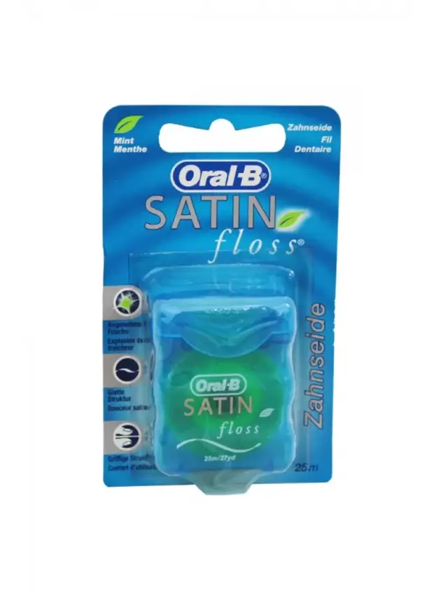 Oral-B Diş İpi Satin Floss Naneli 25 m - 1