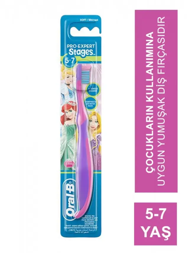 Oral-B Pro Expert Stages 5-7 Yaş Arası Diş Fırçası Kız - 2