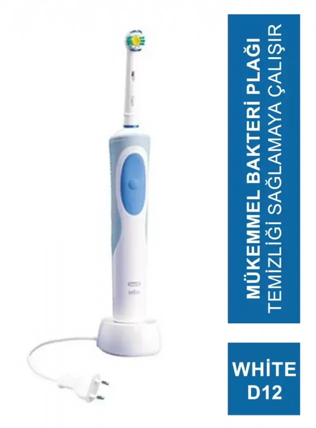 Oral-B Şarj Edilebilir Diş Fırçası Vitality 3D White D12 - 2