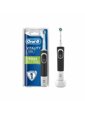 Oral-B Şarjlı Diş Fırçası Vitality D100 Cross Action Siyah - Oral-b
