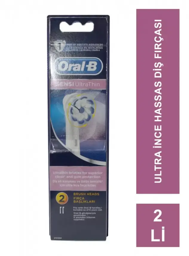 Oral-B Şarjlı Yedeği 2 li Ultra Thin Sensitive - 2