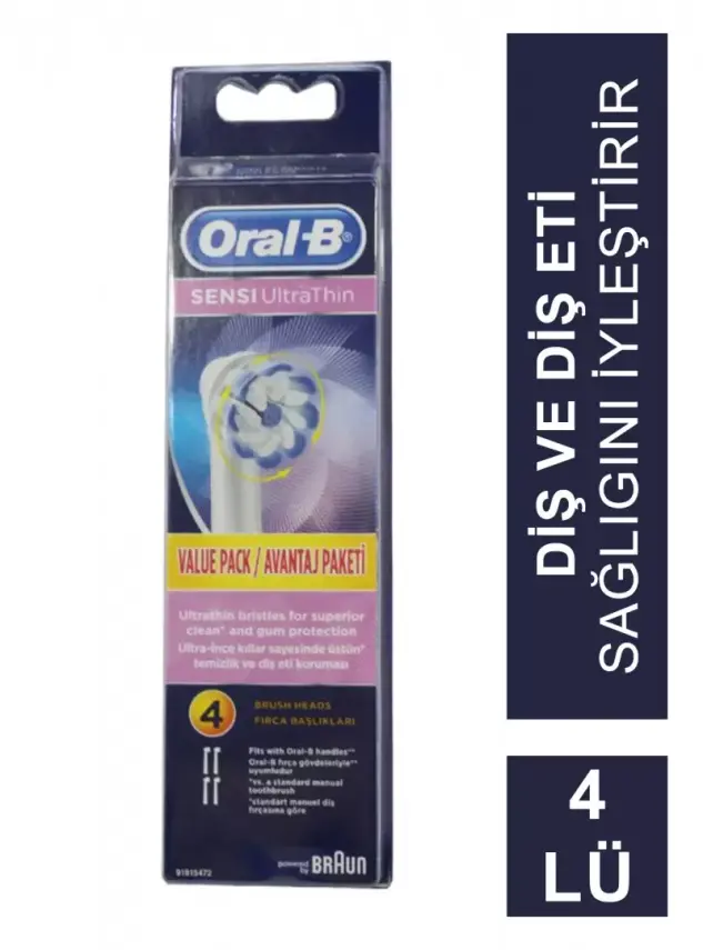 Oral-B Sensi Ultrathin 4 lü Diş Fırçası Yedek Başlığı - 2