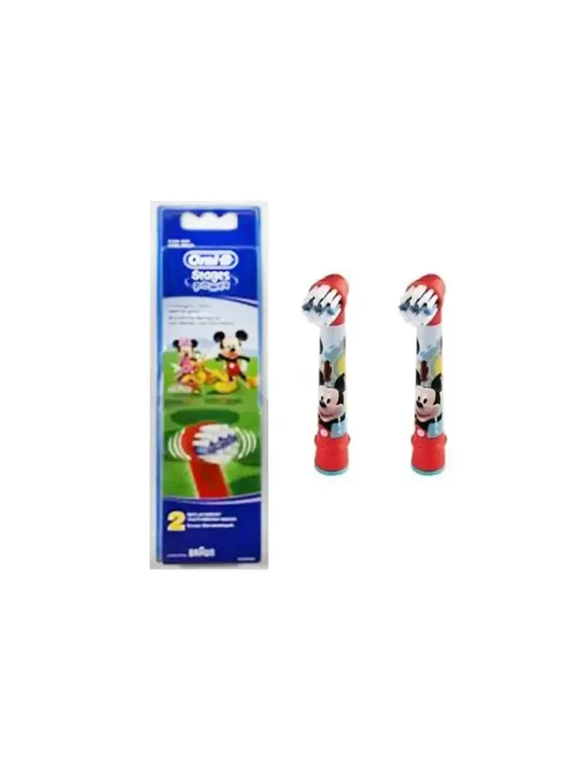 Oral-B Stages Diş Fırçası Yedek Başlığı Çocuklar İçin 2 Adet - 1