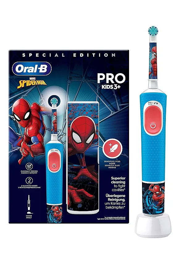 Oral-B Vitality Pro Kids 3+ Spider-Man Elektrikli Diş Fırçası - 1