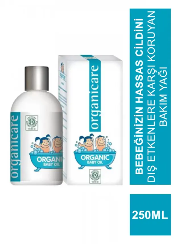 Organicare Baby Oil Organik Bebek Yağı 250ml - 1