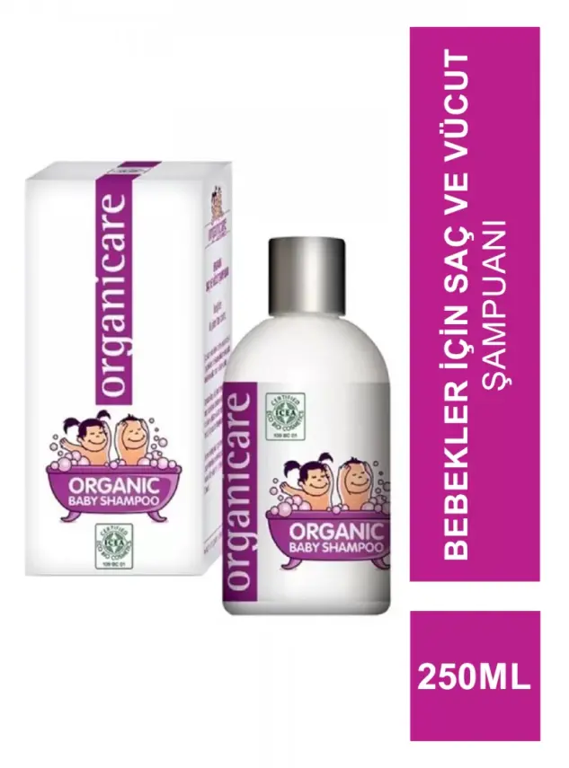 Organicare Organic Baby Shampoo Organik Saç ve Vücut Şampuanı 250ml - 1