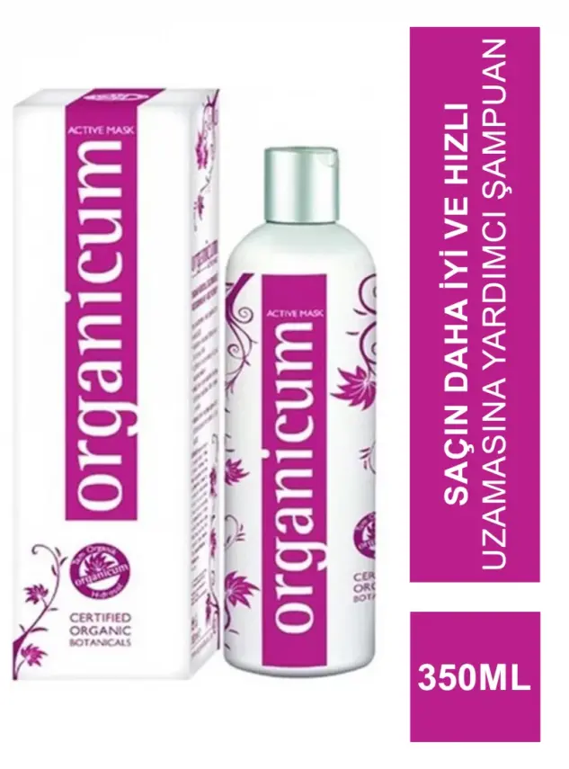 Organicum Active Mask Organik Hidrosollü Saç Maskesi 350ml - 1