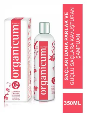 Organicum Boyalı Yıpranmış Saçlar İçin Organik Hidrosollü Güçlendirici Şampuan 350ml - 1